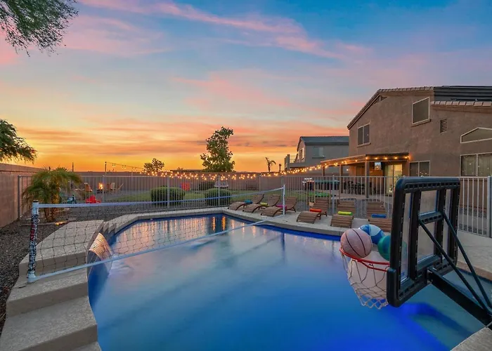 Mirage Peak Manor Luxury Pool Games Hosted By Relaxtay Villa *