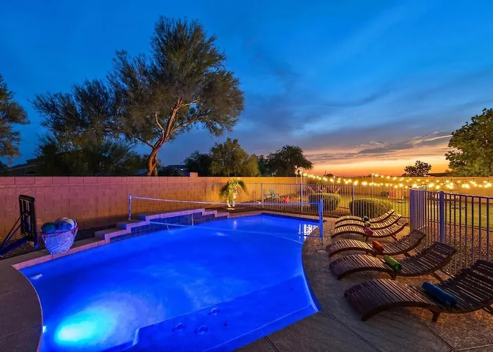 Mirage Peak Manor Luxury Pool Games Hosted By Relaxtay Casa Grande